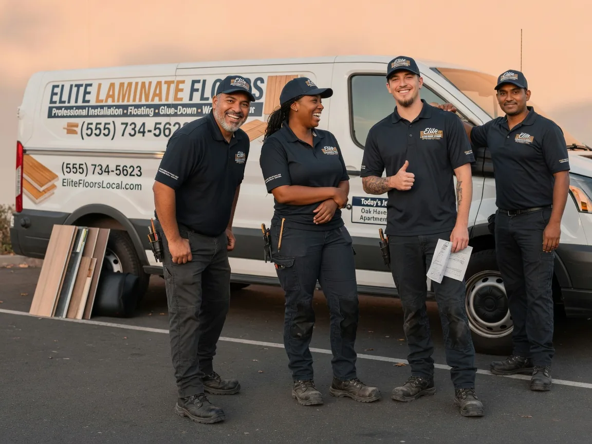 Laminate flooring installation company in Lacota, MI